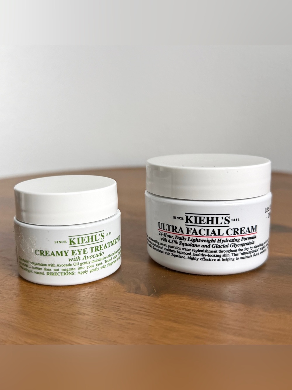 Kiehl’s Mini Set Ultra Facial Cream 28ml + Avocado Eye 14ml NEW SEALED